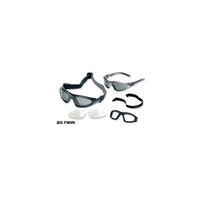 Body Specs BS-TWIN-BLK. 13 Black Frame-Smoke-PKG Goggles-Sunglasses