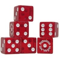 Trademark Poker Fabulous Las Vegas Dice - Standard 6 Number Dice