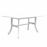 VIFAH Bradley Blanc Outdoor Dining Table, 1 ea