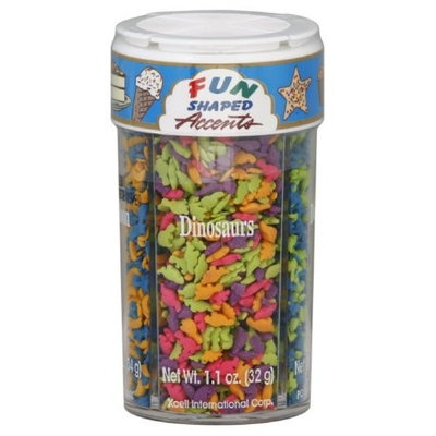 Accents Decors Sprinkles Fun Shaped, 4.4-Ounce (Pack of 3)