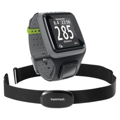 TomTom Runner GPS Watch with Heart Rate Monitor - Grey