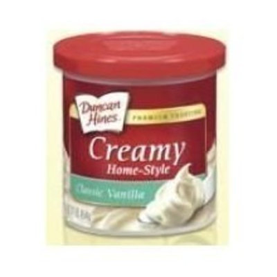 Pinnacle Foods Duncan Hines Classic Vanilla Frosting, 16 Ounce -- 8 per case.
