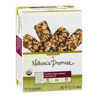Nature's Promise Cranberry Honey Roasted Snack Bars - 12 CT