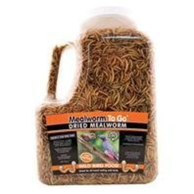 Unipet USA Dried Mealworm To Go Wild Bird Food - 30 oz