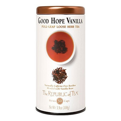The Republic Of Tea Good Hope Vanilla Red Full-Leaf, 3.5 Ounces/50 Cups