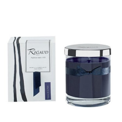 Rigaud Paris Reine de la Nuit Medium Candle Complete with Metal Silver Snuffer