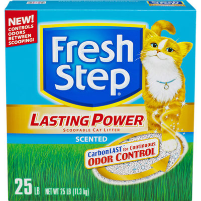 Fresh Step Lasting Power Scented Scoopable Cat Litter, 25 Pounds
