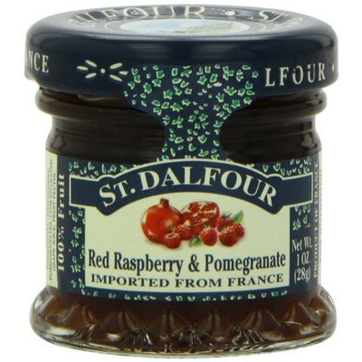 St Dalfour ST. DALFOUR Pomegranate and Red Raspberry Conserves, 1-Ounce Jars (Pack of 48)
