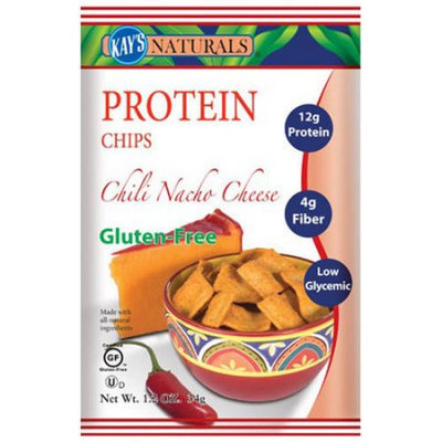 Generic Kay's Naturals Gluten Free Chili Nacho Cheese Protein Chips, 1.2 oz, (Pack of 6)