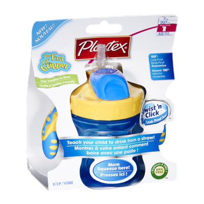 Playtex Lil' First Gripper 4-12 Months Straw Cup