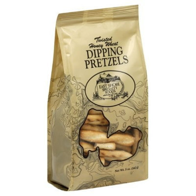 East Shore Pretzels Twisted Honey Wheat, 5-Ounce (Pack of 18)