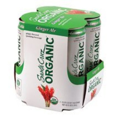Santa Cruz Organics Santa Cruz Organic Ginger Ale Sparkling Beverage (6x4 Pack)