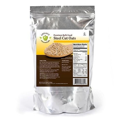 Legacy Premium Food Storage Steel Cut Cereal Oats Essentials Emergency Prepper Food Storage