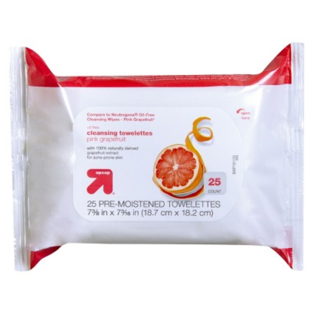 up & up 25 ct Wipe Basic Cleansing Facial Cleansing Wipes