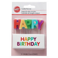 Wilton Happy Birthday Candle Pick Set - 13 ct.