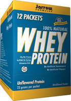 Jarrow Formulas 100% Natural Whey Protein Unflavored 12 Packets