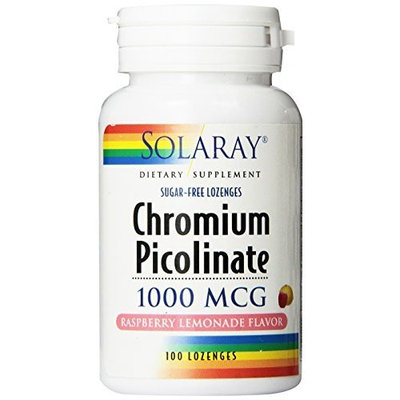 Solaray Chromium Picolinate Lozenges 1000mcg, 100 Count