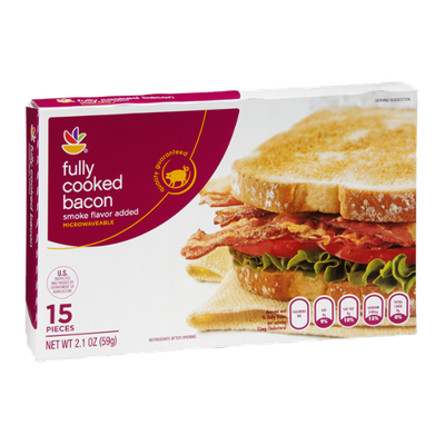 Ahold Fully Cooked Bacon - 15 CT