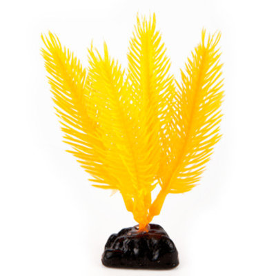 Top Fin Mini Yellow Hair Artifical Aquarium Plant