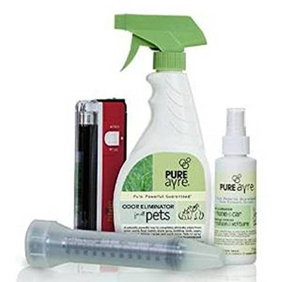 All Natural Odor Remover / Eliminator Kit for Home & Pet - Eliminate Foul Odors Instantly - Eco Friendly PureAyre