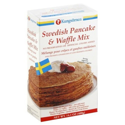 Kungsomen Kungsornen Swedish Pancake and Waffle Mix, 14.1 Ounce