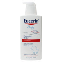 Eucerin Baby Cleansing Relief Body Wash, Fragrance Free, 13.5 fl oz