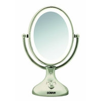 Conair BE18NX Nickel Double Sided Lighted Makeup Mirror