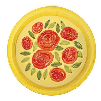 Achla Designs Yellow Roses Bowl (Discontinued by Manufacturer)