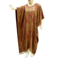 Royal Kraft Jamawar Cotton Kaftans Caftan Women Evening Long Wear In Paisley Design (Free Shipping) Cftn0035