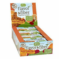 Gnu Foods Orange Cranberry Flavor & Fiber Bars