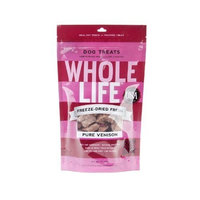 Whole Life Pet Products Whole Life Pet Single Ingredient USA Freeze Dried Venison Treats for Dogs, 2-Ounce