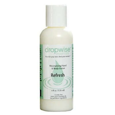 Dropwise Essentials Organic Dry Skin Hand & Body Lotion - Revitalize Aromatherapy Blend