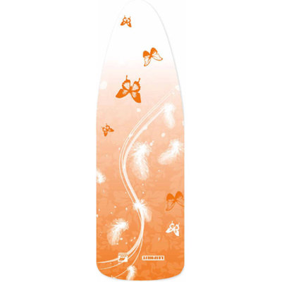 LEIFHEIT Leifheit Replacement Thermo-Reflect Cover and Pad for AirBoard Compact, Butterfly Orange