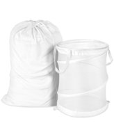 Honey Can Do 2 Piece Mesh Laundry Bag & Hamper Set