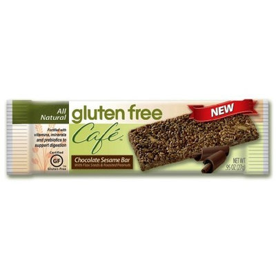 Gluten Free Cafe Chocolate Sesame Bar, .95-Ounce bars, 12-count Package