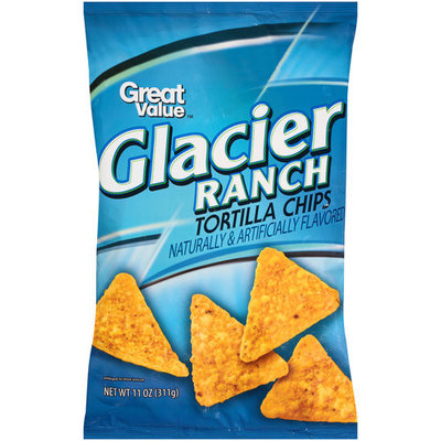 Great Value Glacier Ranch Tortilla Chips, 11 oz