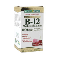 Nature's Bounty Methylcobalamin Vitamin B-12 1000 mcg