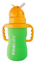 Limestone Thermal Bottle Sleeve Lt Green thinkbaby 1 Cover