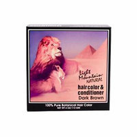 Light Mountain Natural Hair Color and Conditioner Dark Brown 4 fl oz