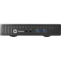 HP EliteDesk 800 G1 Mini PC - Intel Core i3-4160T 3.10GHz, 4GB DDR3 Memory, 128GB SSD, Windows 7/8.1 Pro 64-bit - K1K70U