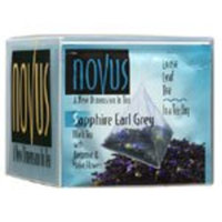 Novus Tea Sapphire Earl Grey Tea, 12 Tea Pouches