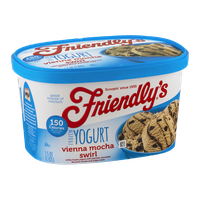 Friendly's Frozen Yogurt Vienna Mocha Swirl