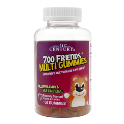 21st Century Zoo Friends Children's Multivitamin & Mineral Gummies, 150 ea