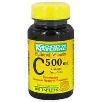 Buffered Vitamin C 500mg - Calcium Ascorbate, 100 tabs,(Good'n Natural)