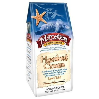 Manatee Hazelnut Creme Ground, 12-Ounce (Pack of 3)