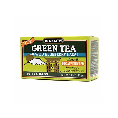 Bigelow Decaffeinated Green Tea with Wild Blueberry & Acai
