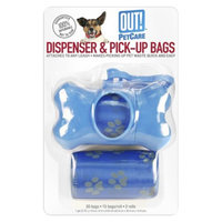 OUT! PetCare Dispenser & Pick-Up Bags 30 ct