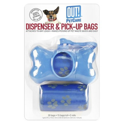 OUT! PetCare Dispenser & Pick-Up Bags 30 ct