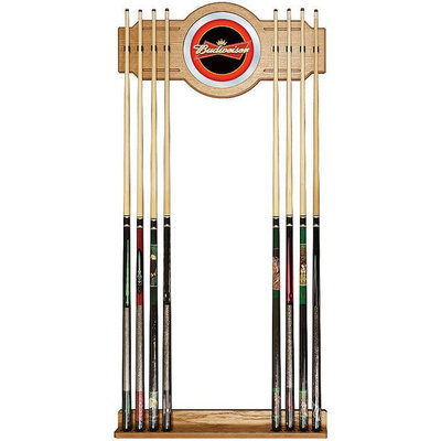 Trademark Commerce Trademark Budweiser Red/Black Billiard Cue Rack
