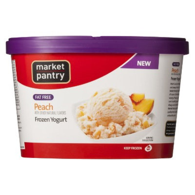 market pantry Market Pantry Fat Free Peach Frozen Yogurt 1.5-qt.